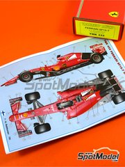 Tameo Kits TMK434: Car scale model kit 1/43 scale - Ferrari SF16-H Scuderia  Ferrari Team sponsored by Banco Santander #5, 7 - Sebastian Vettel (DE), Kimi  Räikkönen (FI) - Chinese Formula 1 Grand Prix 2016 (ref. TMK434) | SpotModel